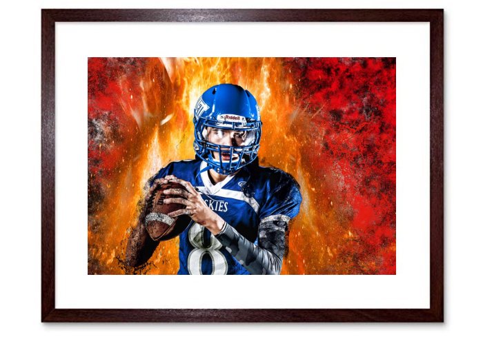 Abstract American Football